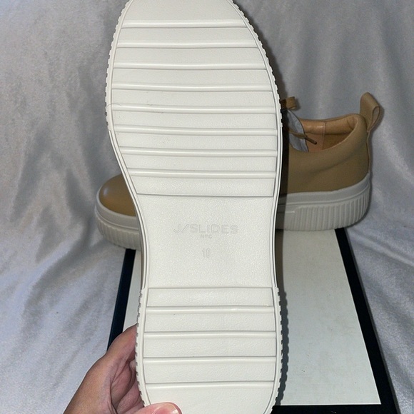 NWT J/SLIDES WEST Nude Leather - Picture 16 of 16